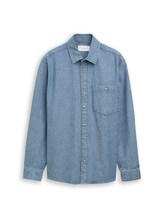 Geselecteerd, Comfort Fit spijkerblouse door Tom Tailor, blauw