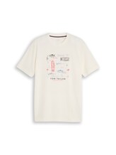 Nicht ausgewählt, T-Shirt mit Waffelstruktur von Tom Tailor, braun