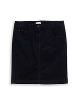 Geselecteerd, Corduroyrok met zakken door Tom Tailor, blauw