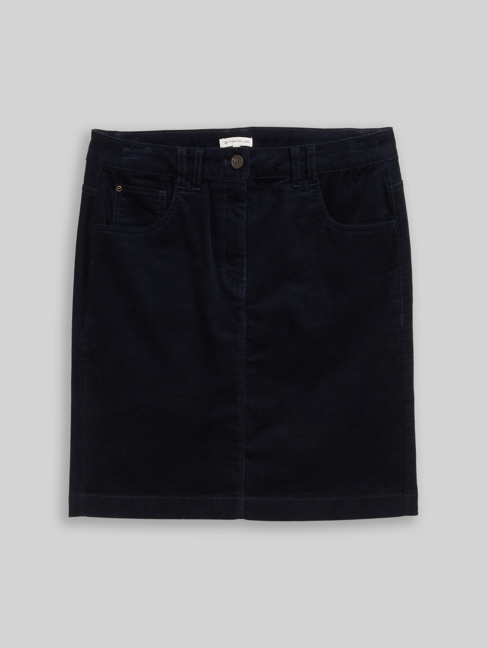 Corduroyrok met zakken - sky captain blue - Product vooraanzicht