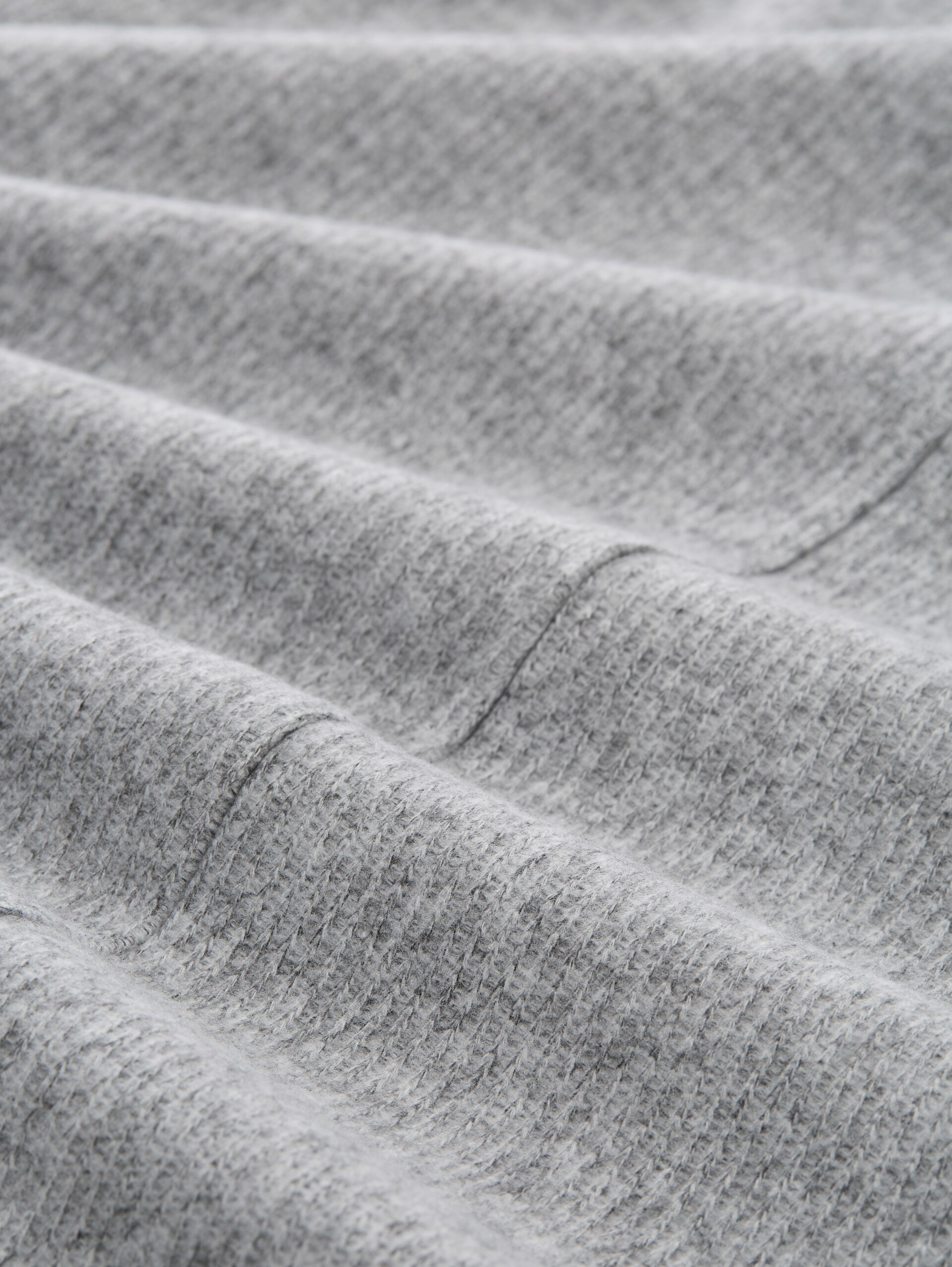 Jupe confortable effet chiné - soft grey melange - Vue de la matière