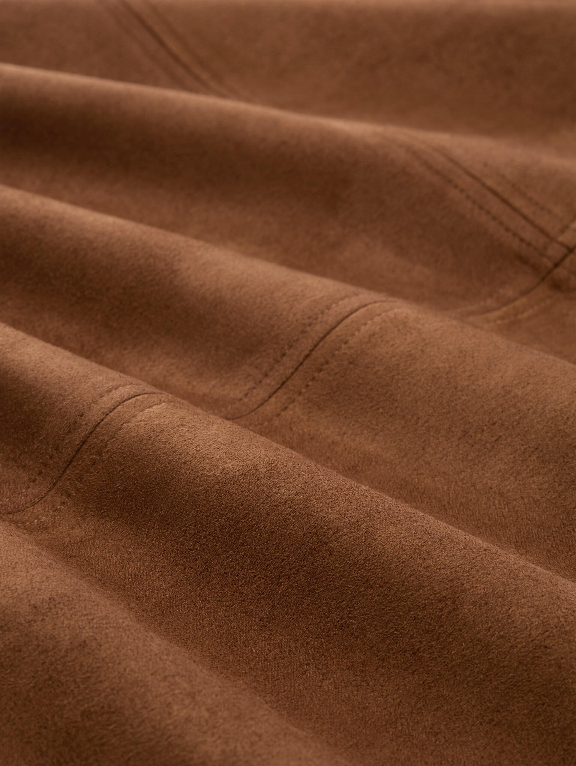 Rok in suède-look - camel - Materiaalweergave
