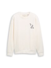 Ausgewählt, Relaxed Fit Sweatshirt mit Snoopy-Rückenprint von Tom Tailor, braun