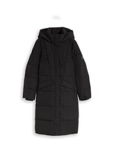 Selected, Puffer coat with belt by Tom Tailor, black