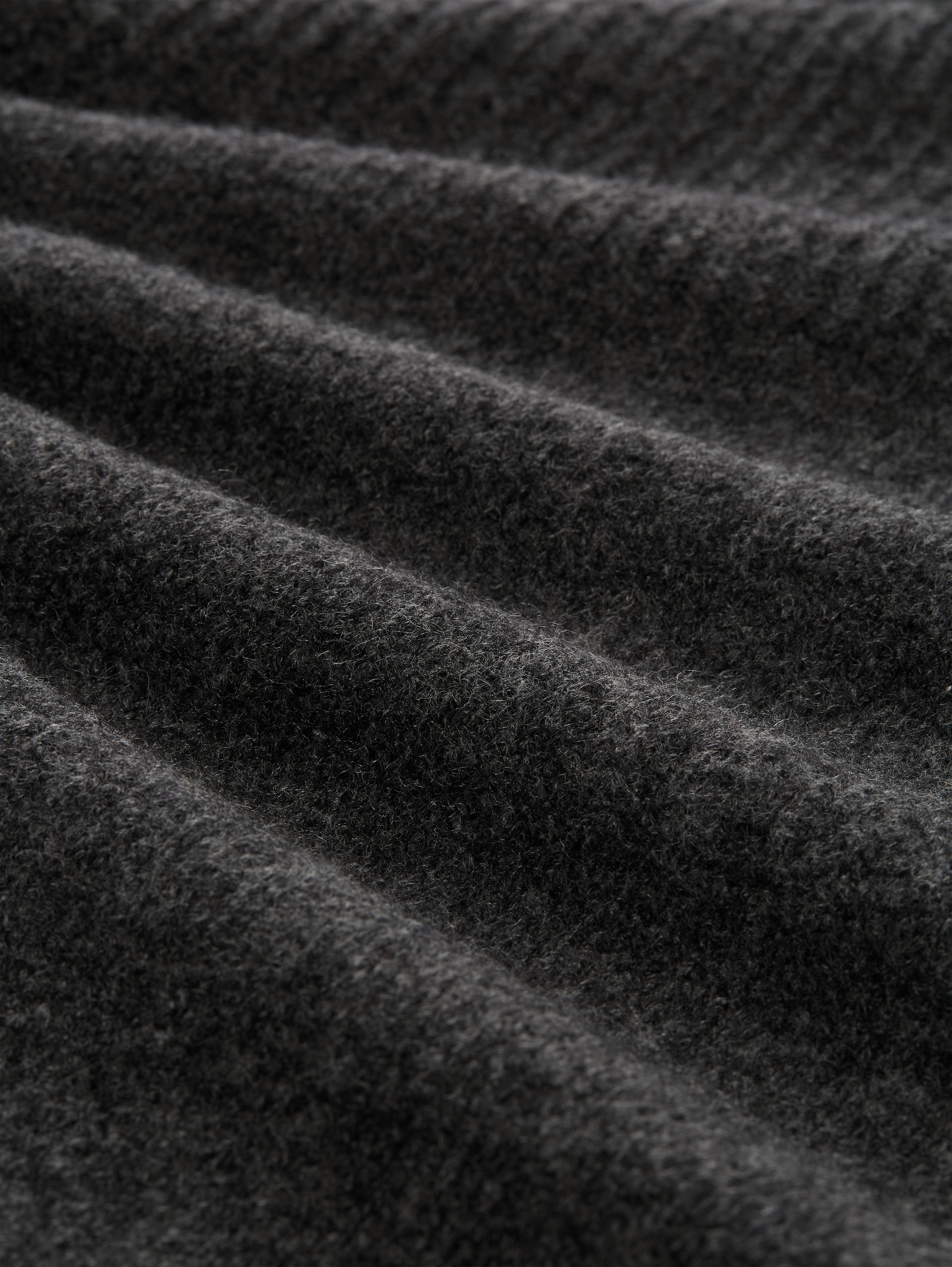 Mini-robe en maille effet chiné - Shale Grey Melange - Vue de la matière