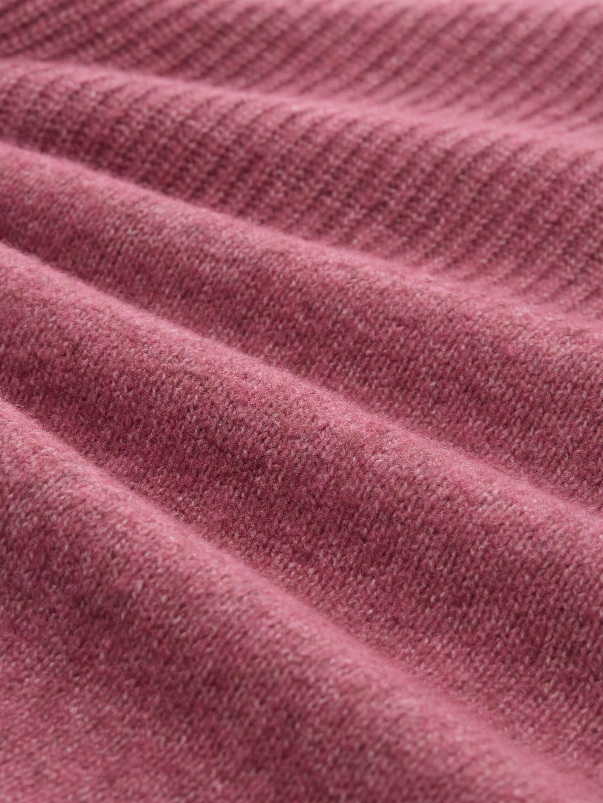 Mini-Strickkleid in Melange-Optik - dusty berry melange - Material-Ansicht