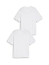 Ausgewählt, Plus Size - T-Shirts aus Baumwolle im 2er-Pack von Tom Tailor, weiß