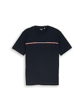 Nicht ausgewählt, T-Shirt mit Logo-Print von Tom Tailor, blau