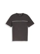 Nicht ausgewählt, T-Shirt mit Logo-Print von Tom Tailor, schwarz