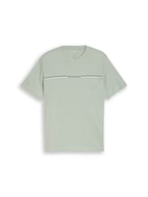 Ausgewählt, T-Shirt mit Logo-Print von Tom Tailor, grün