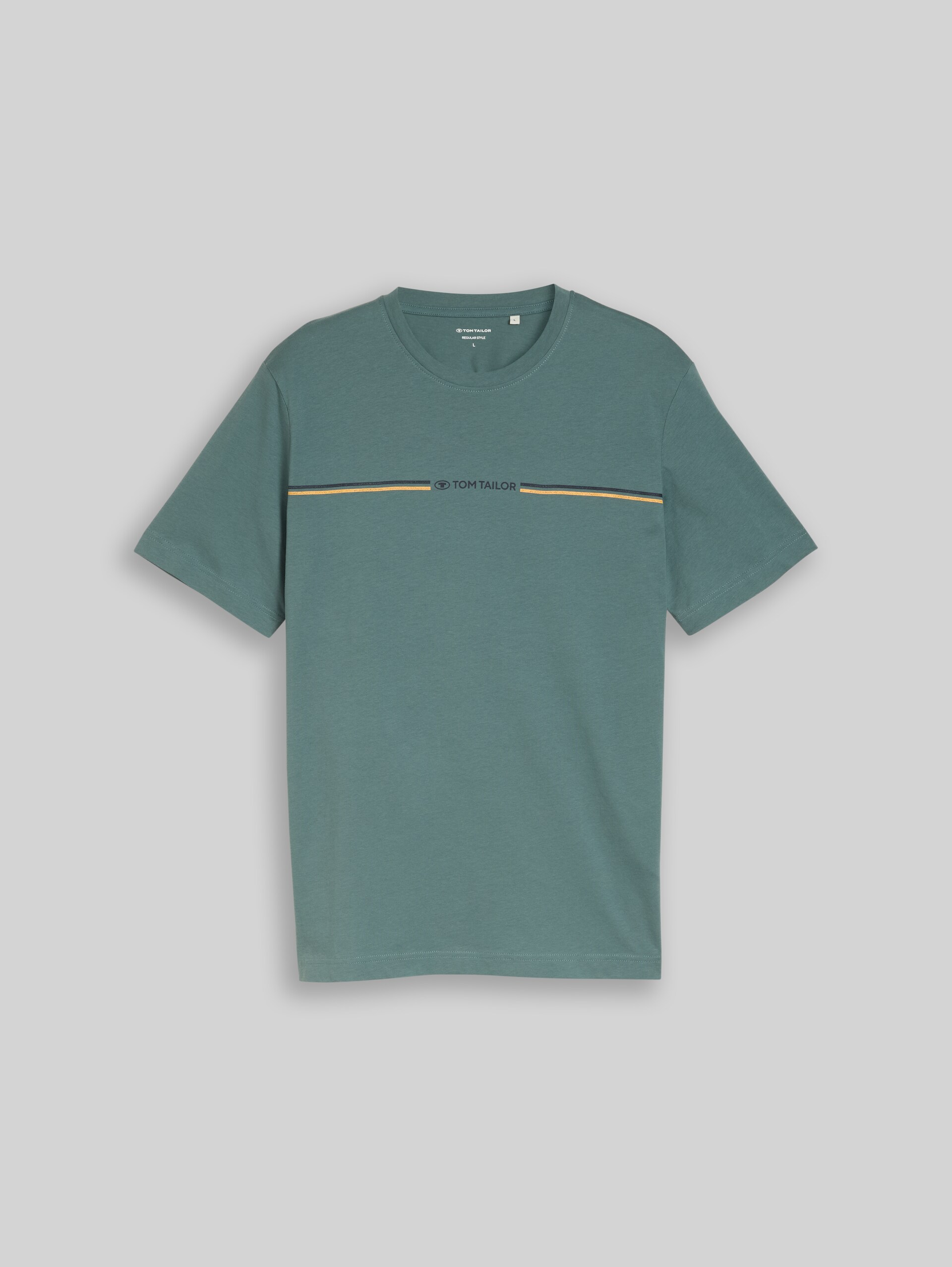 T-Shirt mit Logo-Print - deep bluish green - Vorder-Produkt-Ansicht