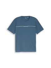Nicht ausgewählt, T-Shirt mit Logo-Print von Tom Tailor, blau