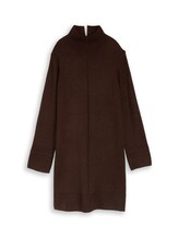 Ausgewählt, Cosy Strickkleid mit Stehkragen von Tom Tailor, braun