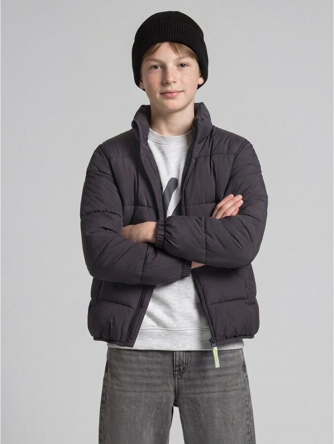 Beanie Mütze von Teen Boys, Black