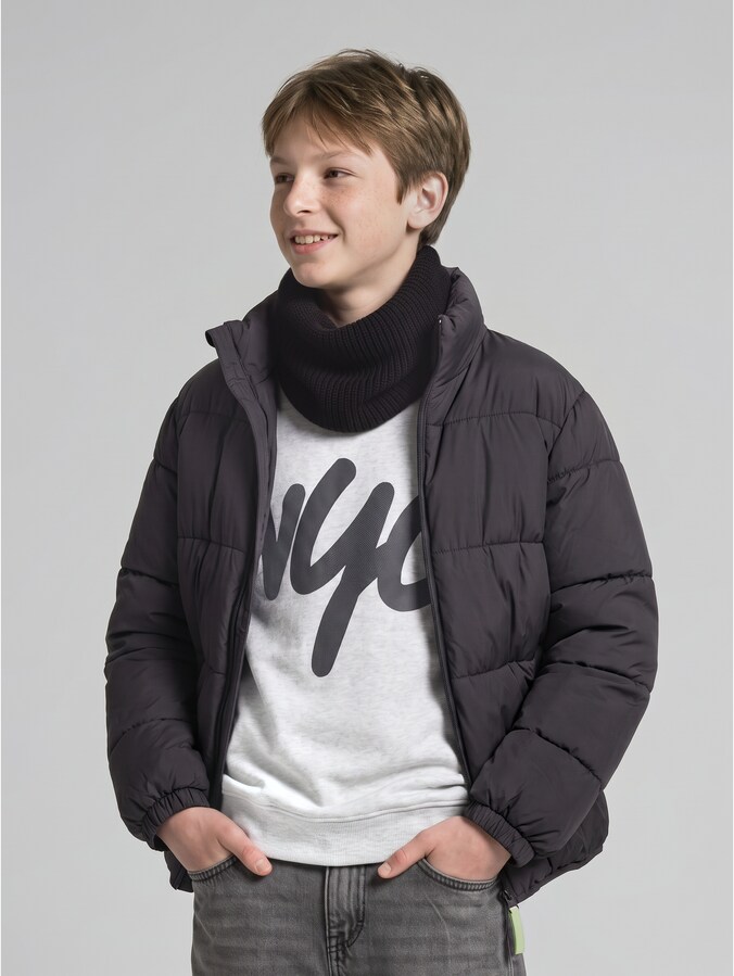 Loop-Schal von Teen Boys, Black