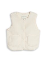 Selected, Teddy vest by Tom Tailor, white