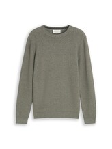 Nicht ausgewählt, Strickpullover aus Baumwolle von Tom Tailor, grün