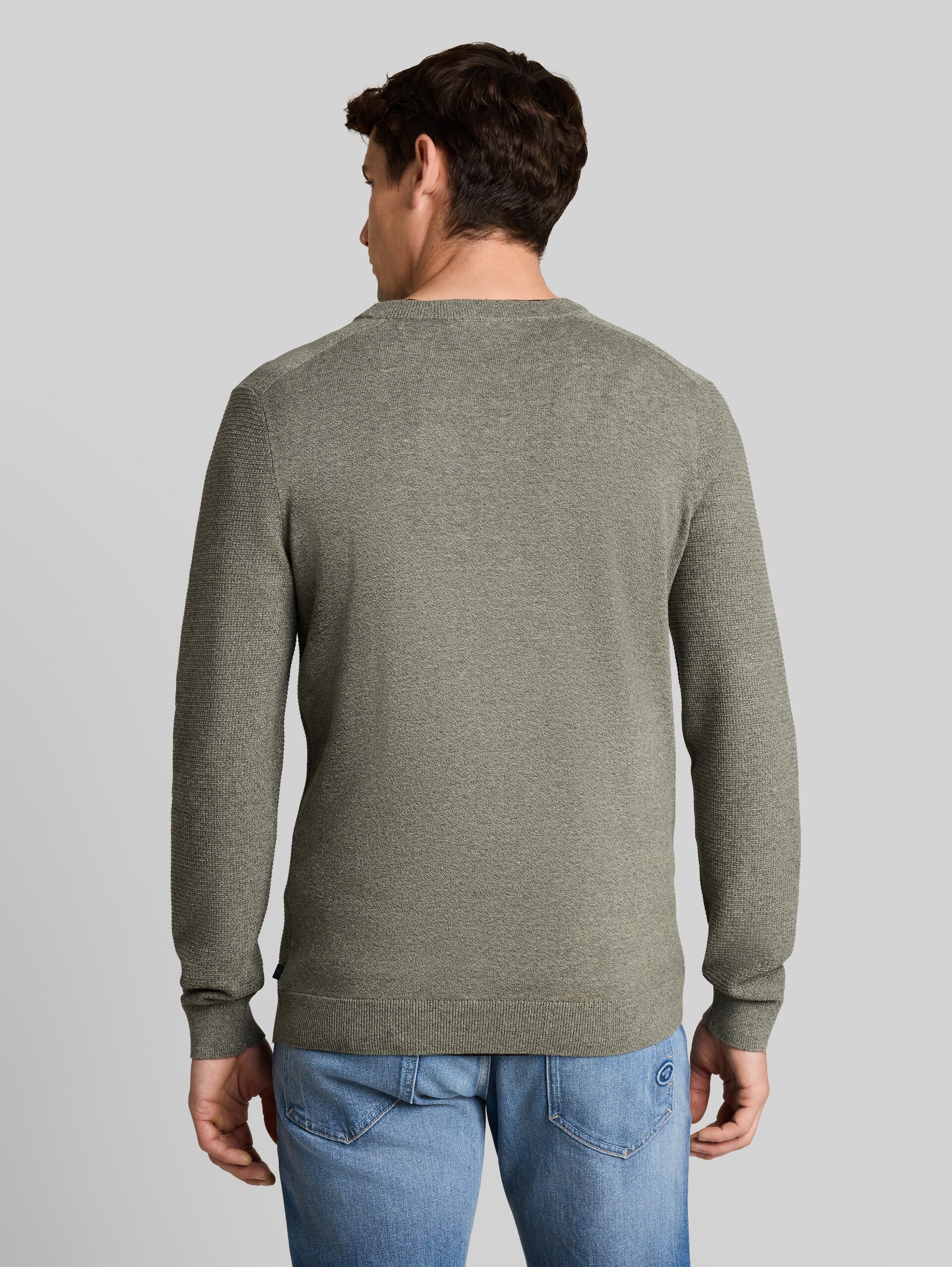 Strickpullover aus Baumwolle - mouline mint green