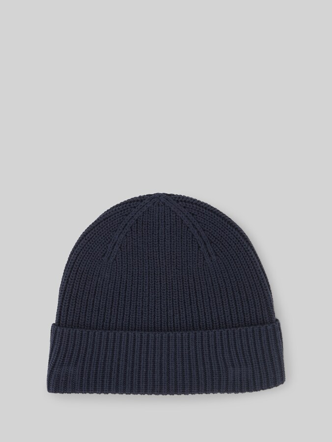 Bonnet Beanie par Mini Boys, sky captain blue