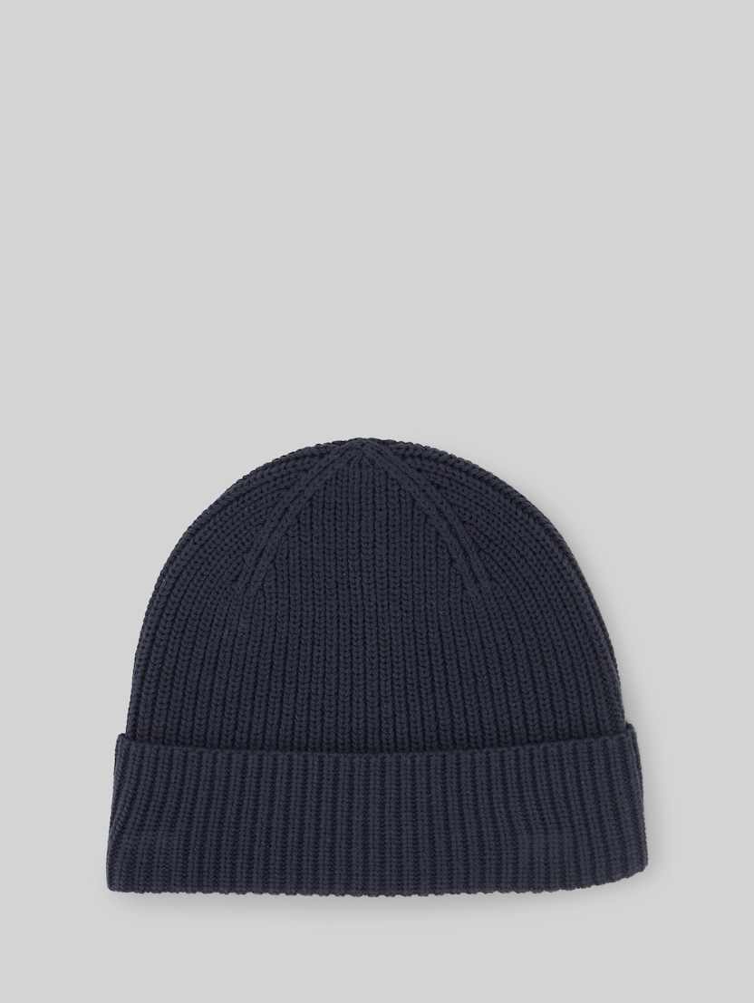 Bonnet Beanie par Mini Boys, sky captain blue