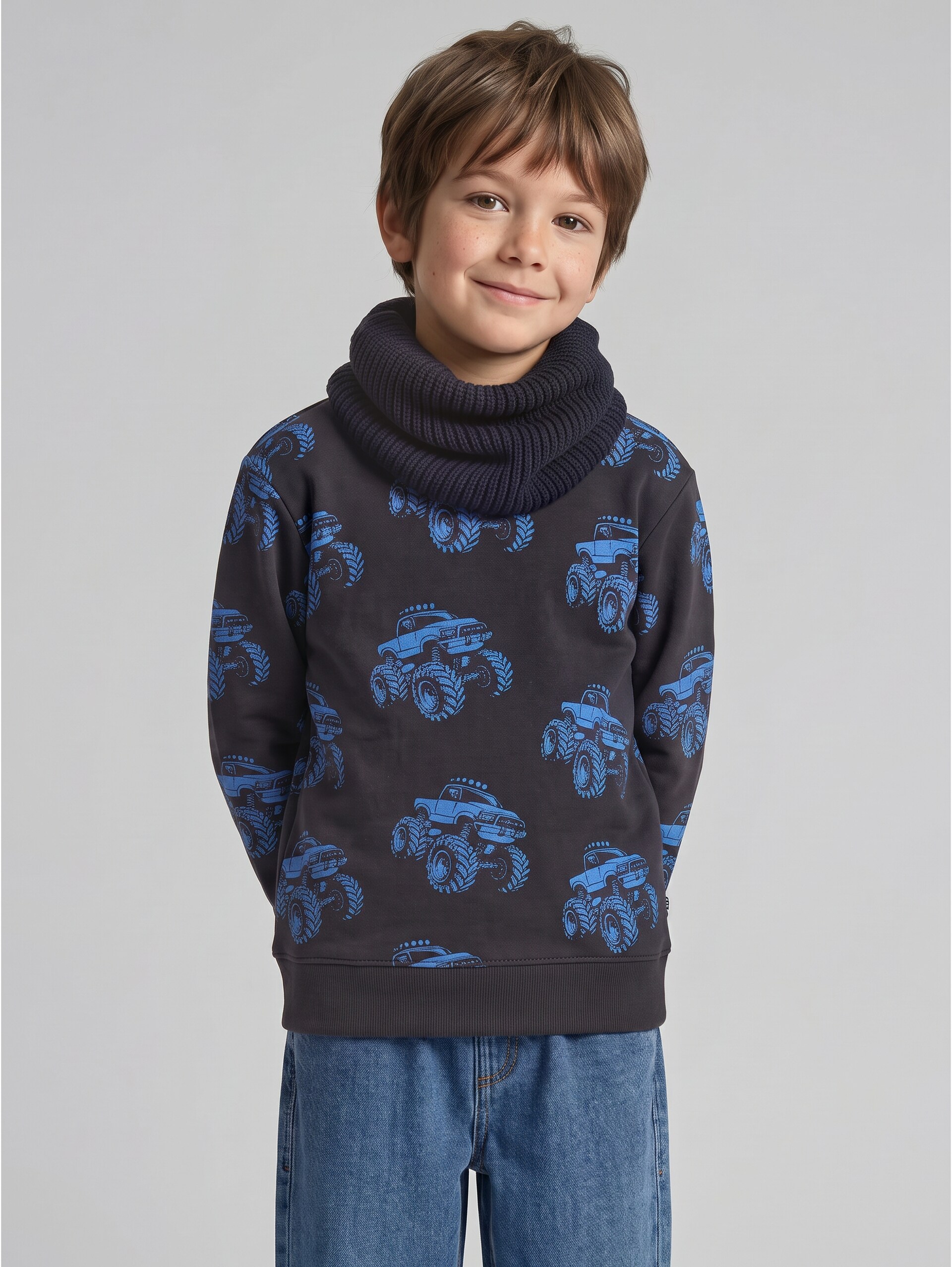 Loop scarf - sky captain blue