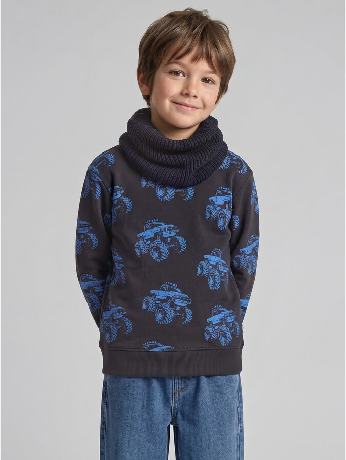 Loop-Schal von Mini Boys, sky captain blue