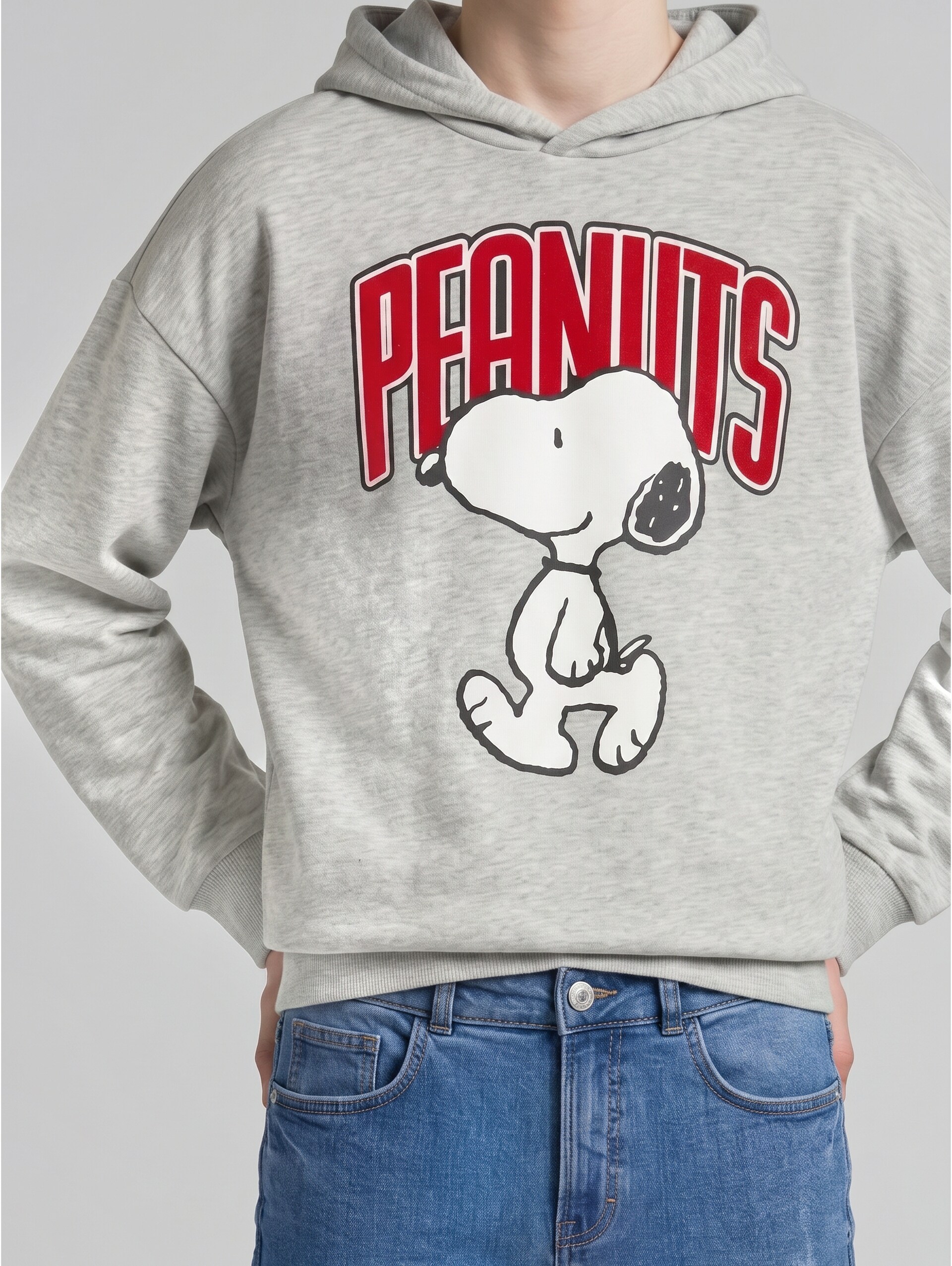 Sweatshirt 1/1 - Light Stone Grey Melange