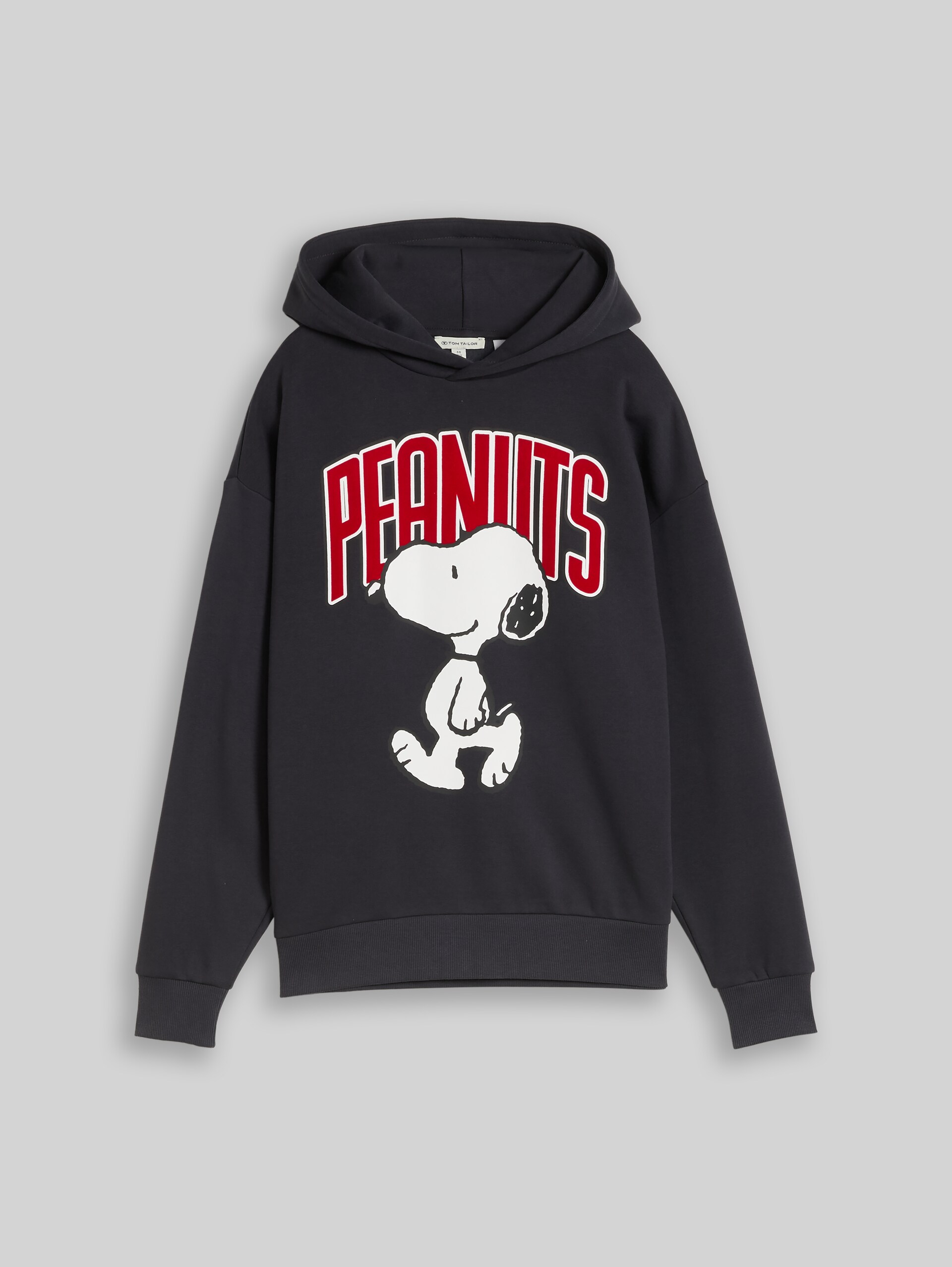 Oversize Hoodie Sweatshirt mit Snoopy-Print - coal grey - Vorder-Produkt-Ansicht