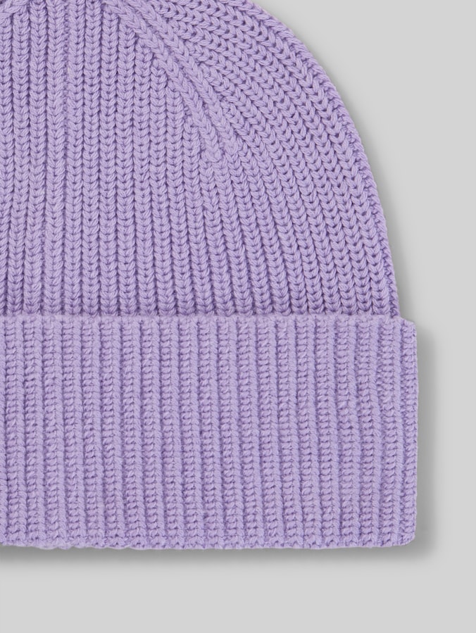 Beanie Mütze von Mini Girls, sweet purple