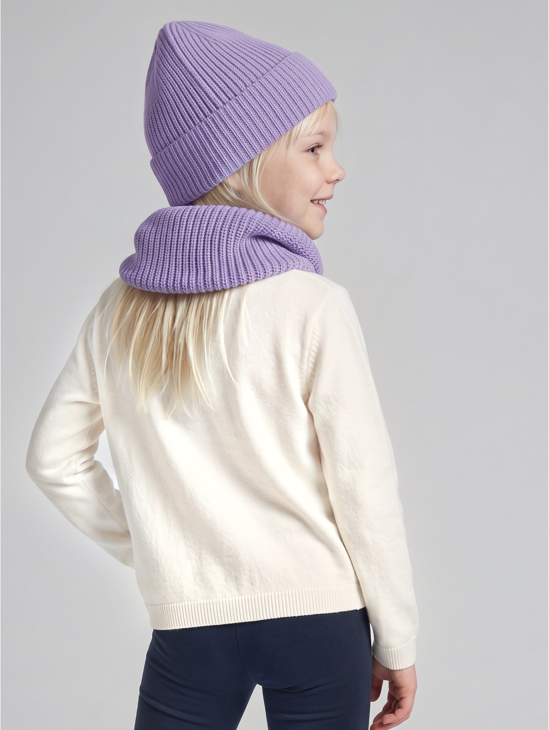 Beanie Mütze - sweet purple