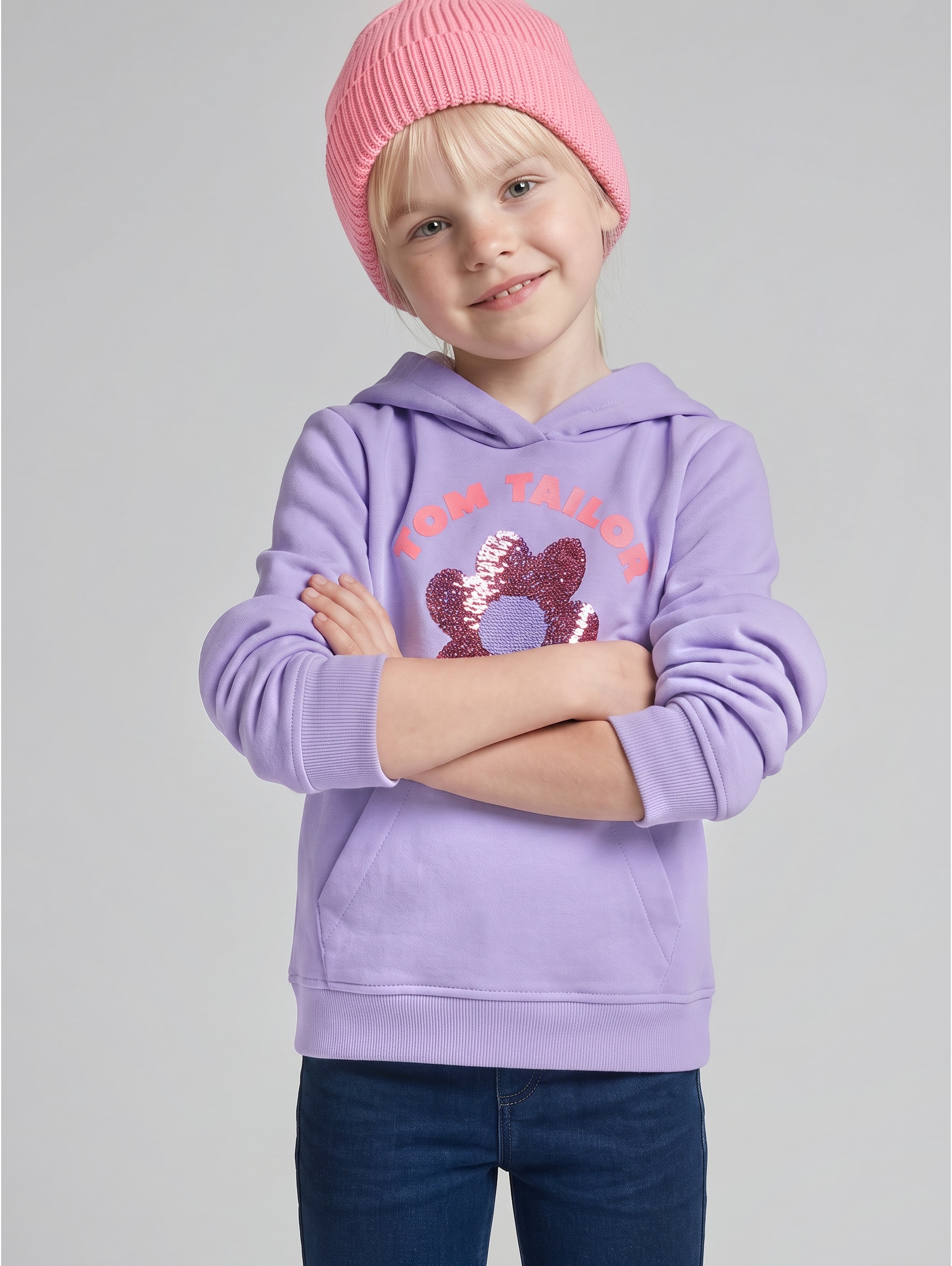 Beanie cap - smooth rose
