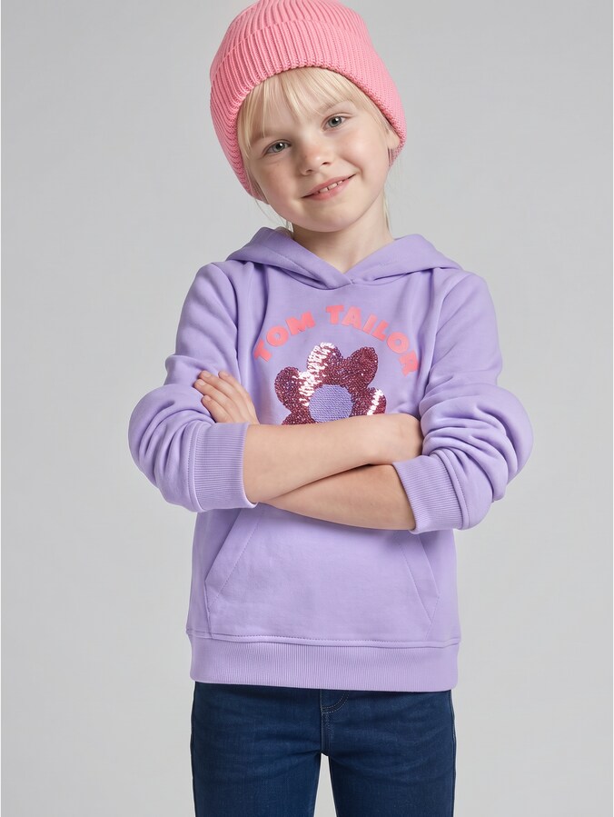Beanie Mütze von Mini Girls, smooth rose