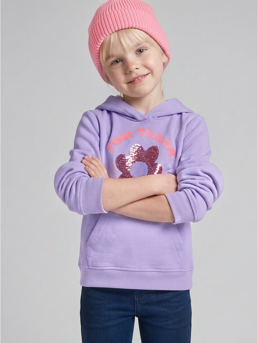 Beanie cap by Mini Girls, smooth rose
