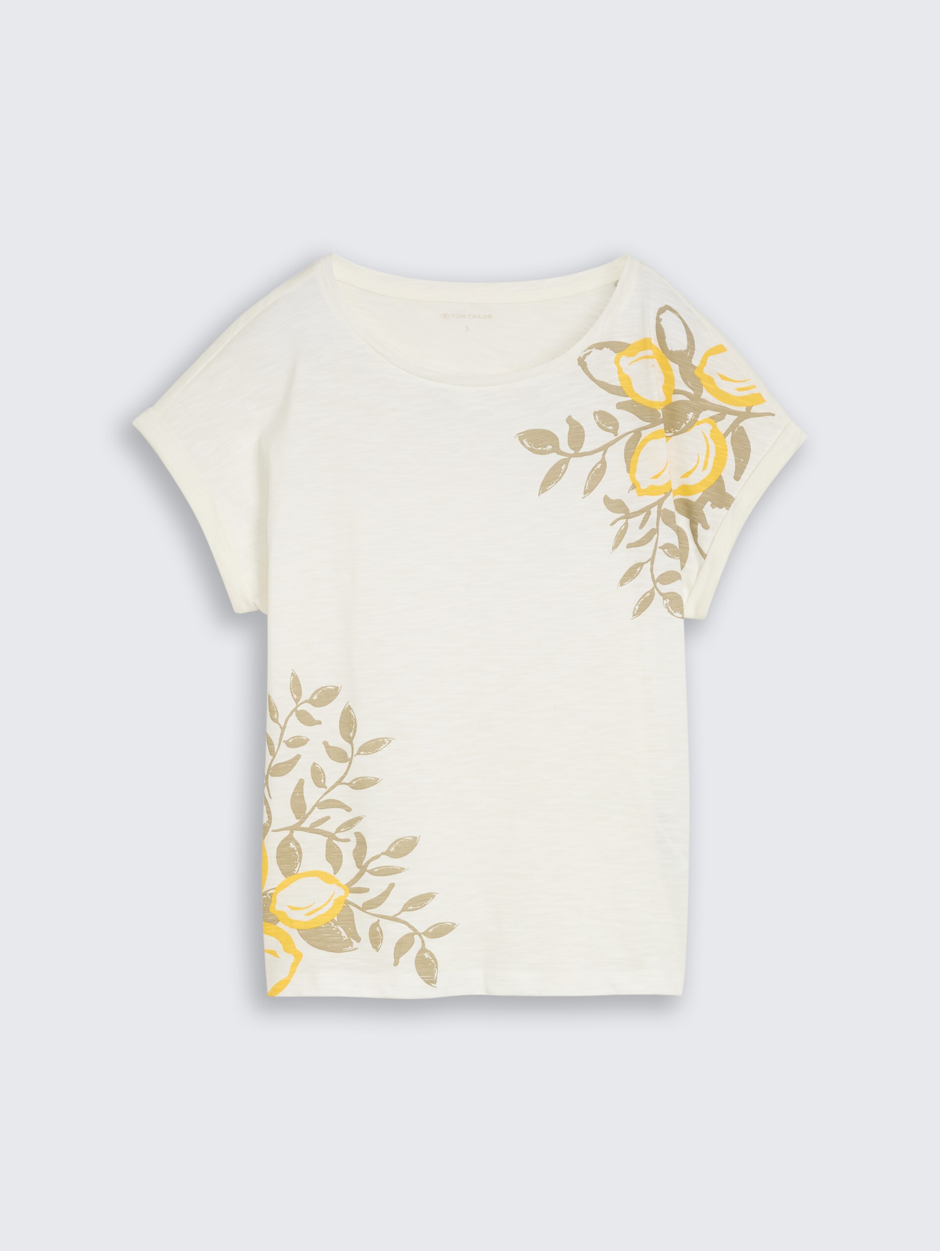 T-shirt met print - Whisper White - Product vooraanzicht