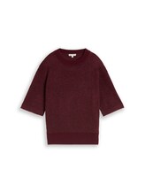 Ausgewählt, Cosy Strickpullover mit Alpaka-Anteil von Tom Tailor, rot