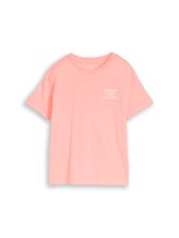 Non sélectionné, T-shirt oversize avec imprimé dans le dos par Tom Tailor, rose