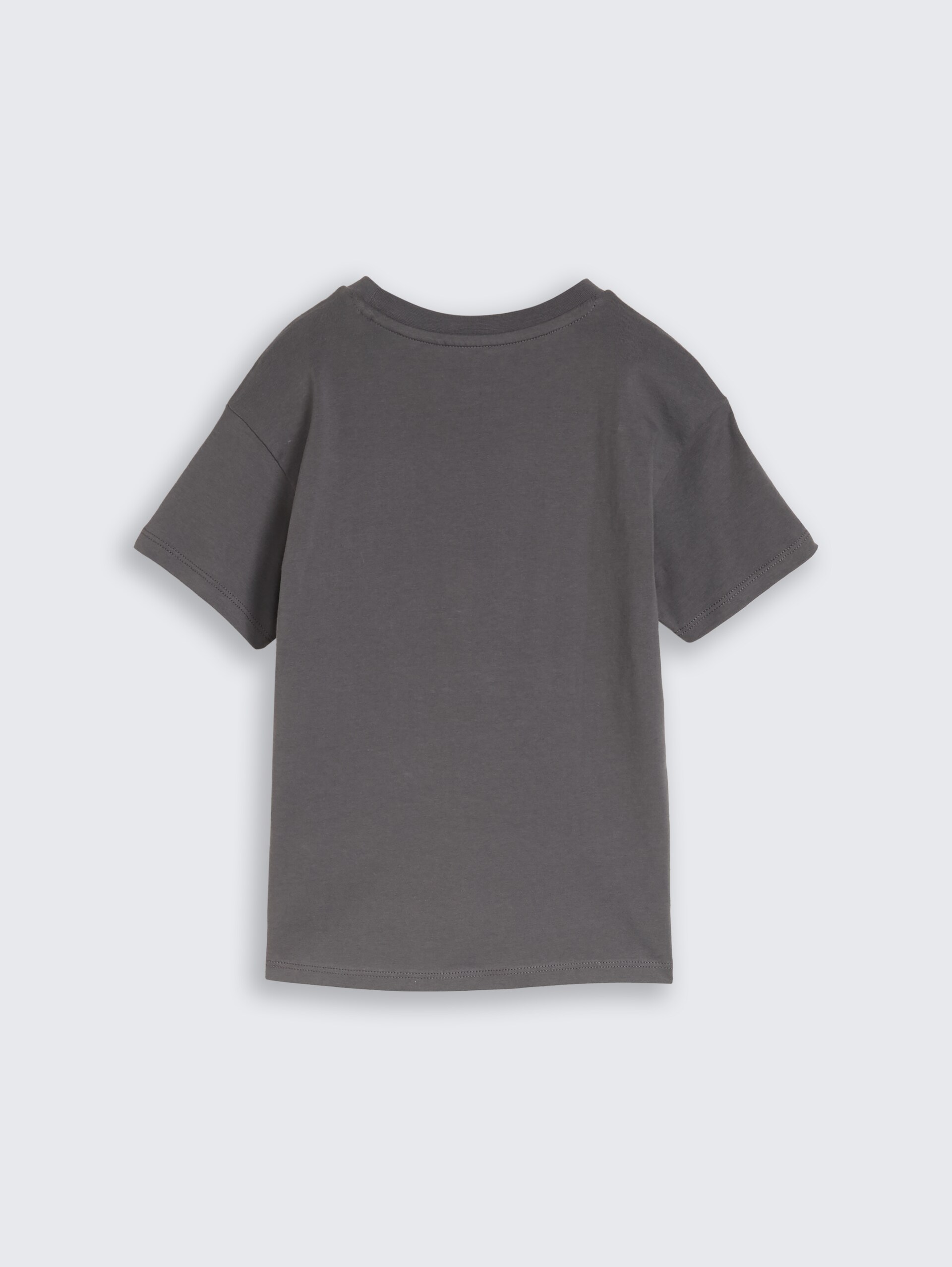 Oversized T-shirt met print op de rug - dark urban grey