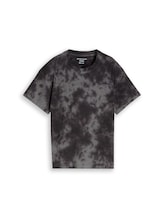 Ausgewählt, Oversize Tie-Dye T-Shirt von Tom Tailor, schwarz