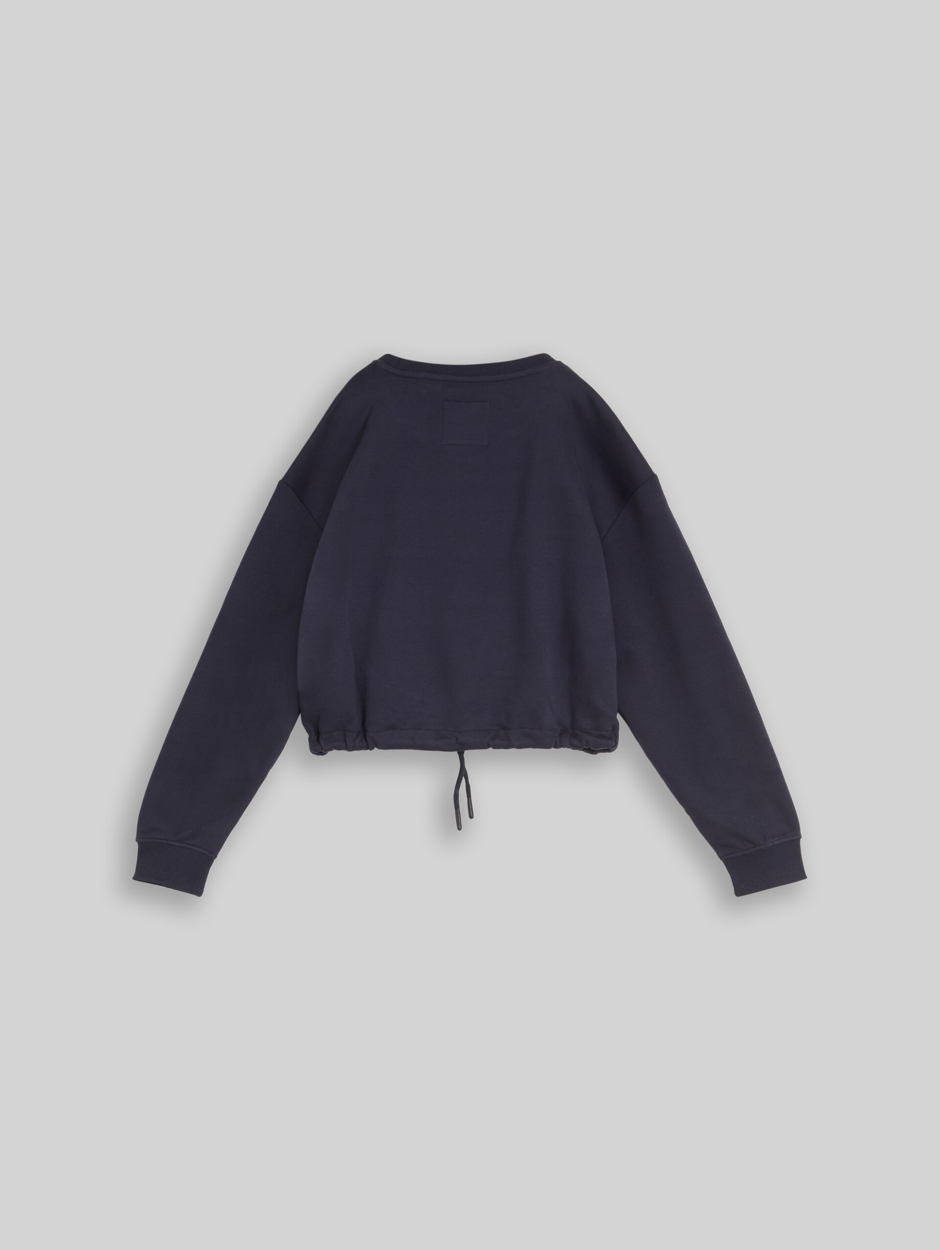 Cropped Sweatshirt mit Print - Parisien Night Blue