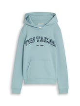 Ausgewählt, Hoodie Sweatshirt mit Logo-Print von Tom Tailor, grün