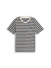 Not Selected, Striped T-shirt by Tom Tailor, blue