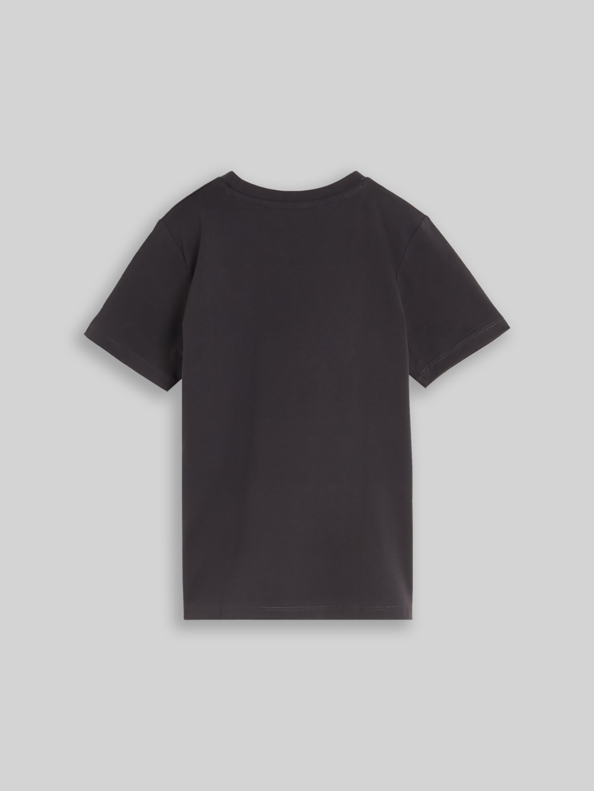 T-shirt with glitter print - coal grey