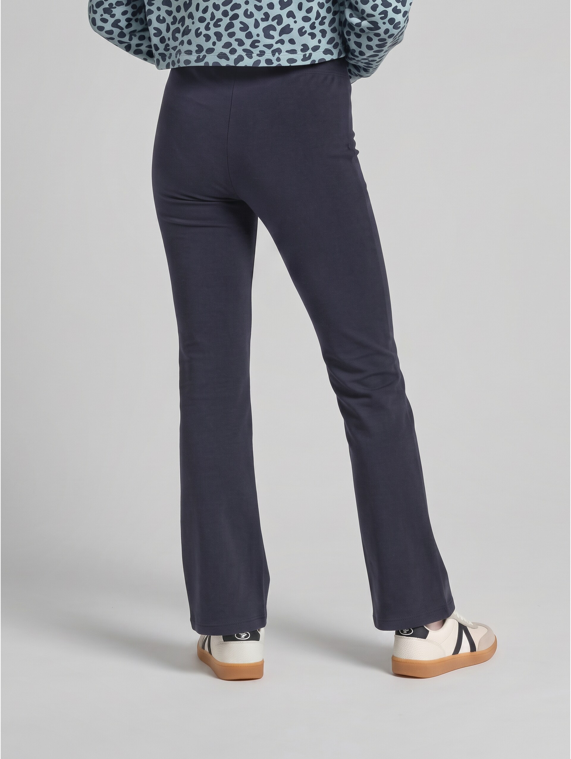 Flared Leggings - Parisien Night Blue