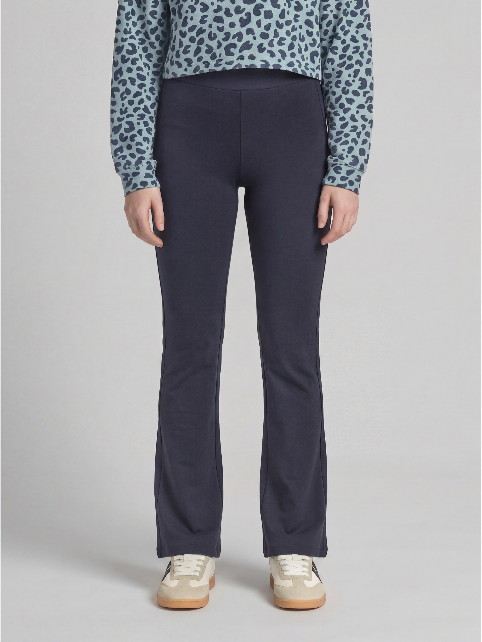 Flared Leggings - Parisien Night Blue