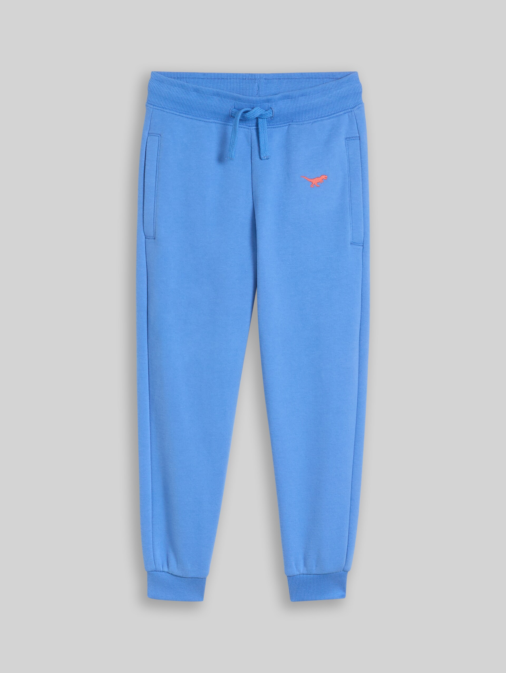 Basic jogging bottoms - soft mid blue