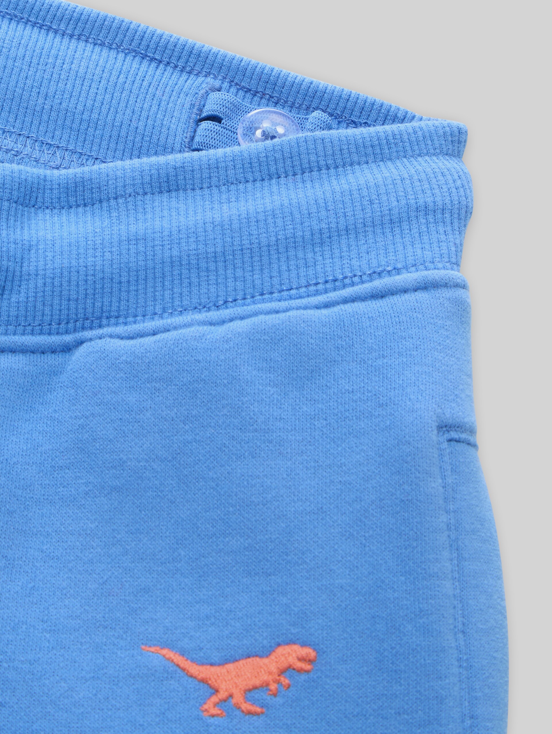Basic jogging bottoms - soft mid blue