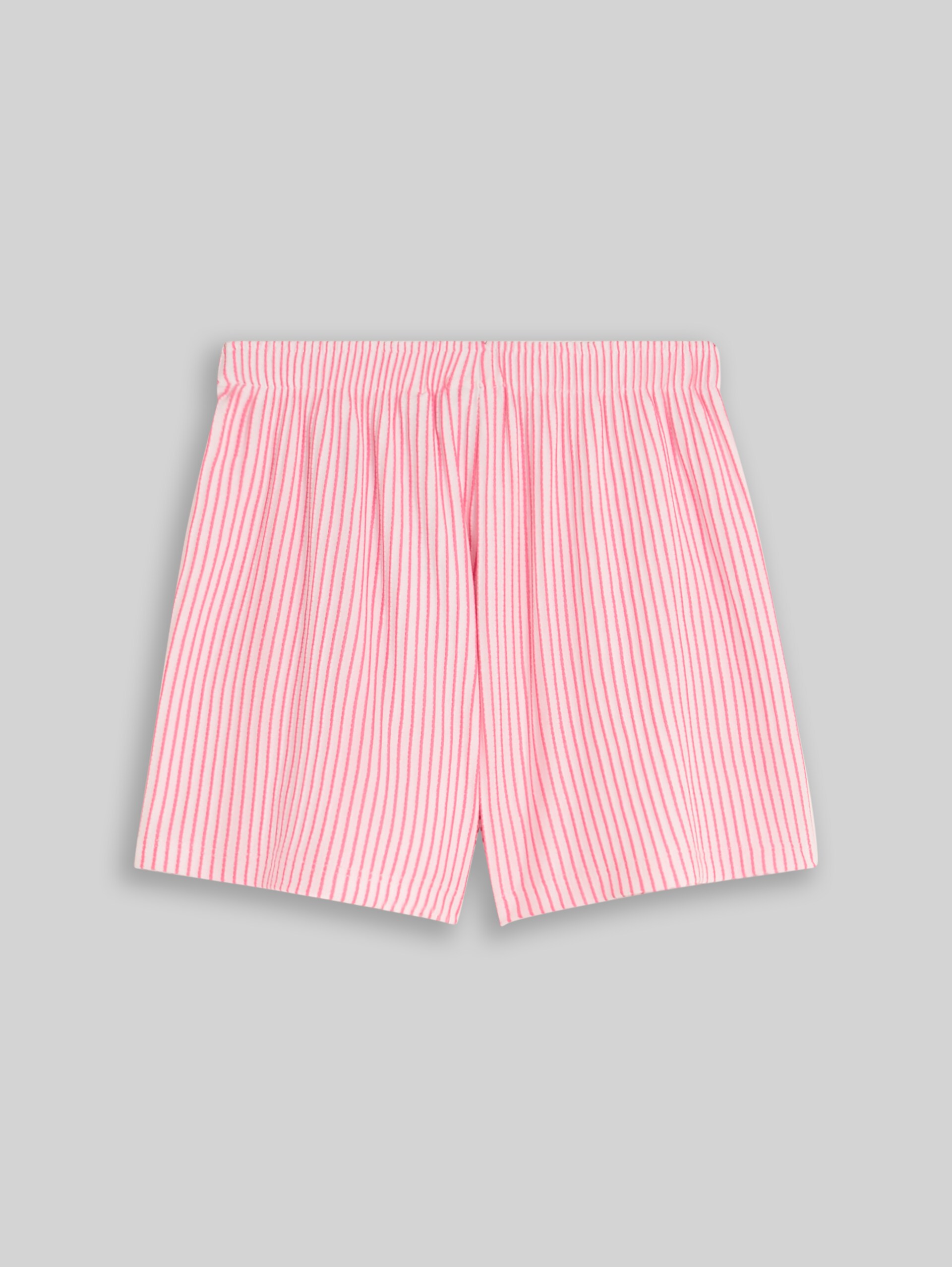 Shorts mit Streifenmuster - vertical pink white stripe