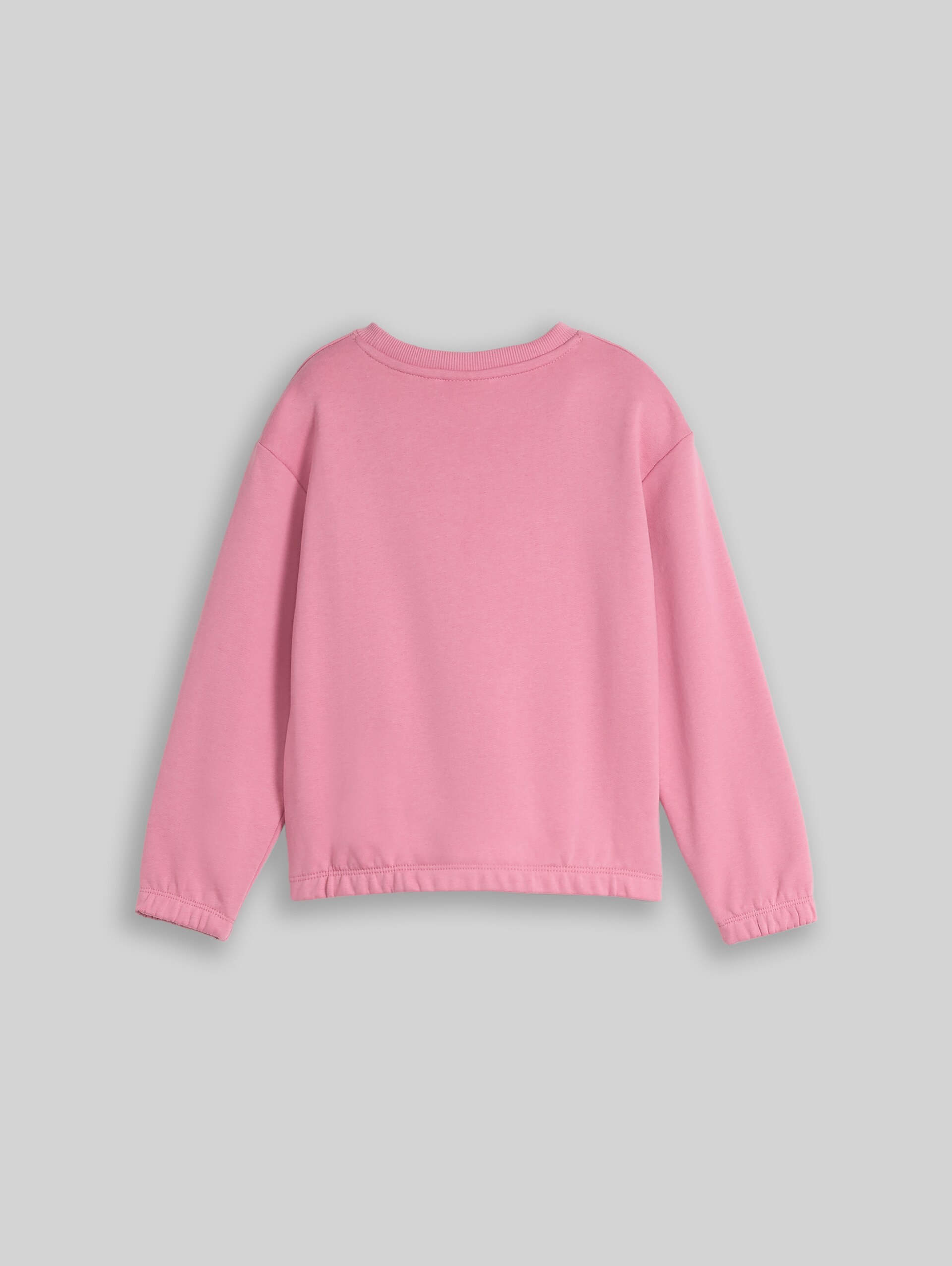 Cropped Sweatshirt mit Wendepailletten - smooth rose