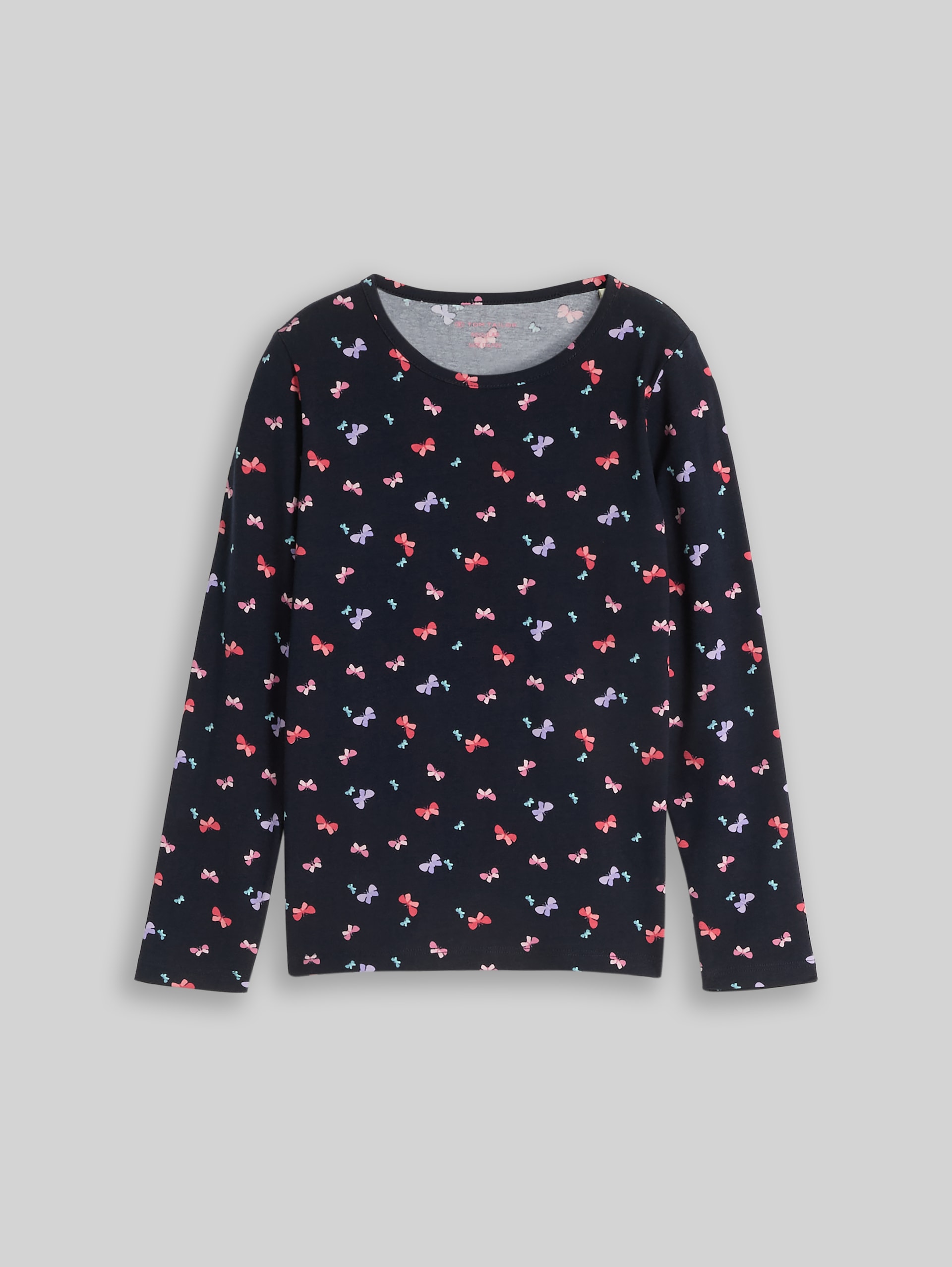 Langarmshirt mit Muster - multicolor butterfly design - Vorder-Produkt-Ansicht