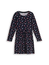 Nicht ausgewählt, Mini-Kleid mit Muster von Tom Tailor, blau